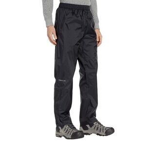 Marmot NWOT Mens PreCip Eco Waterproof Rain Pants Black XL Short Hiking Outdoor